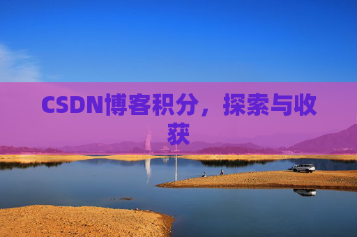 CSDN博客积分，探索与收获